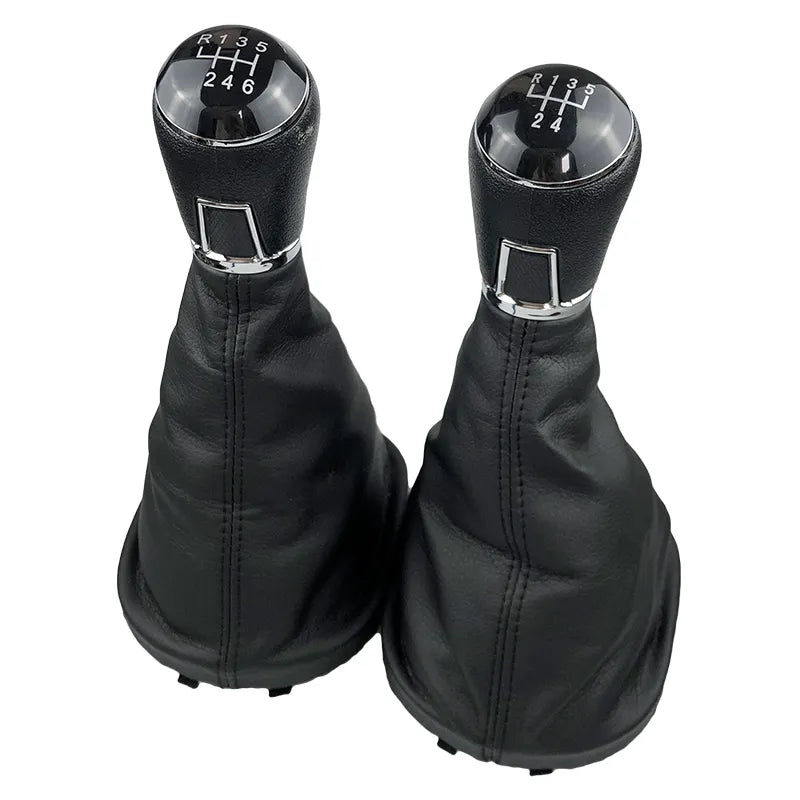 Car Styling Gear Shift Knob Lever Stick Gaiter Boot Cover Collar Case for Volkswagen VW CADDY II 2 MK2 / TOURAN 2004-2009