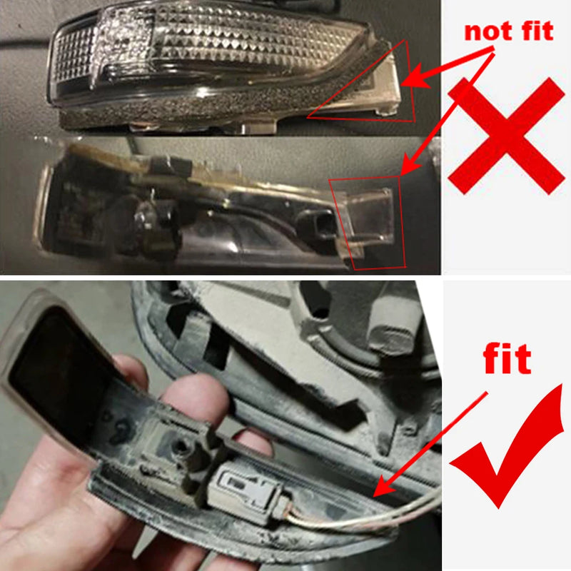 For Toyota Corolla Camry Prius Vios Yaris Venza Avalon Altis LED Dynamic Turn Signal Light Sequential Side Mirror Indicator