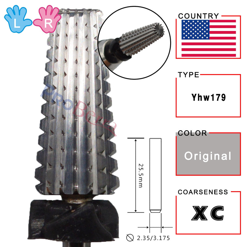 NAILTOOLS 5 IN 1 Carbide Original multi-function Tungsten Carbide nail milling drill bits