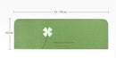 RULDGEE Four-Leaf Clover Luminous Self-adhesive Non-slip Stair Carpet Mat Floor Protector Mats Safety for Kids Elders and Pets