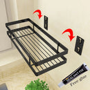 Kitchen Organizer Wall Mount Bracket Holder Wall Storage Shelf For Spice Jar Rack Cabinet Shelves Kitchen Gadgets Supplies 2021