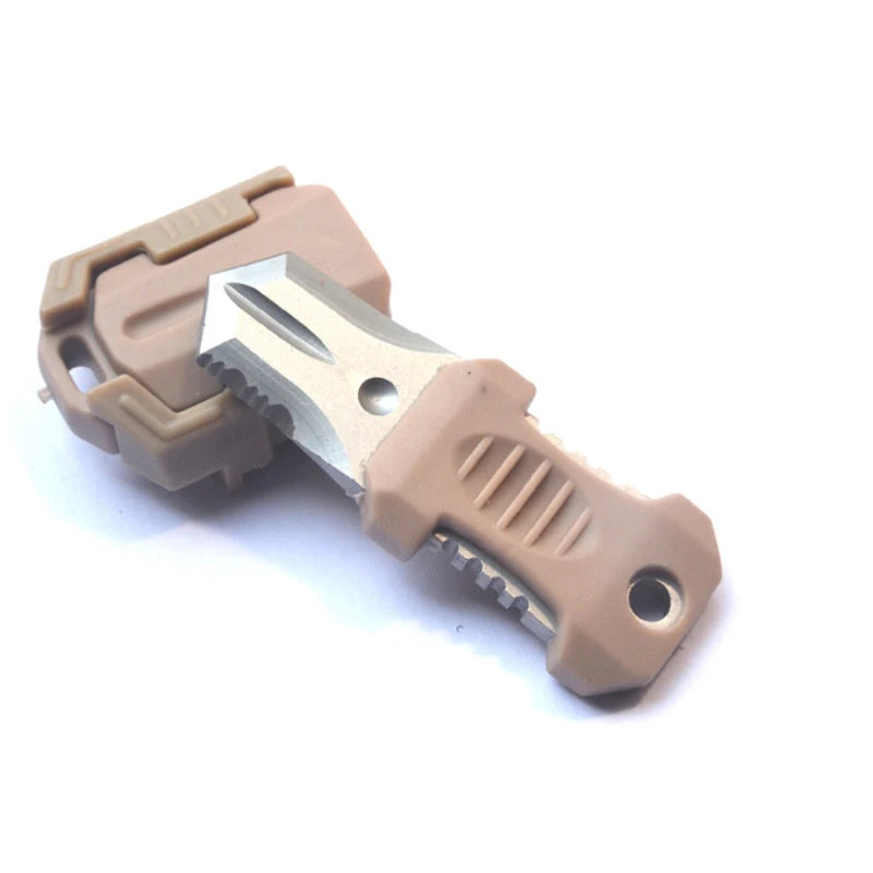 Mini Full blade Webdom System EDC Hang Attach Buckle Molle Hike Backpack Novelty Bushcraft Camp Survive Outdoor Tools