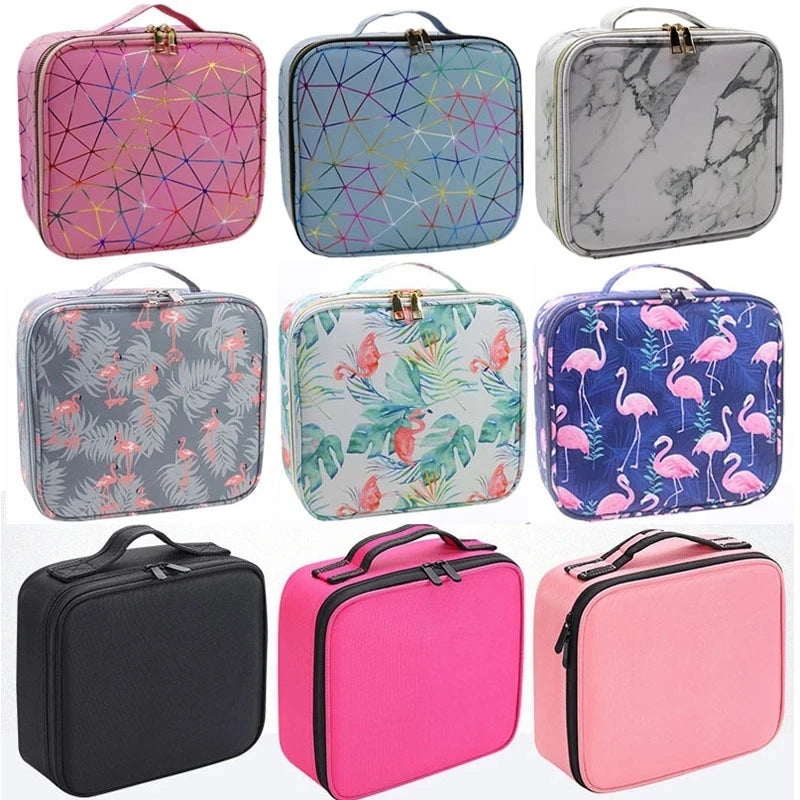 Female Professional Makeup Organizer Travel Beauty Cosmetic Case For Make Up Bag Bolso Mujer Storage Box Nail Tool Suitcase