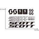 Ctcmfashion 16 PCs Scott bicycle vinyl pattern cover scratch automatic luminous agent aufklebe sunscreen waterproof sticker
