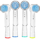 Replacement Toothbrush Heads with Protecting Covers for Oral B Electric Toothbrush to Keep Healthy Brushing and Hygienic Storage