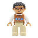 Big Size Action Figures City Princess Policemen Family Building Block Doll Character Accessory Assembly Toys for Children Gift