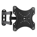 20KG Adjustable 14 - 42 Inch TV Wall Mount Bracket Flat Panel TV Frame Support 15 Degrees Tilt for LCD LED Monitor Flat Pan