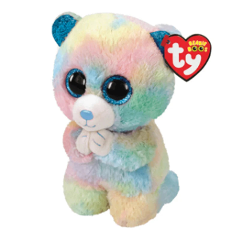 15CM Ty Beanie Austin Sparkly Glitter Eyes Black And White Face Owl Cute Animal Doll Birthday Gift Soft Stuffed Plush Toy Kids