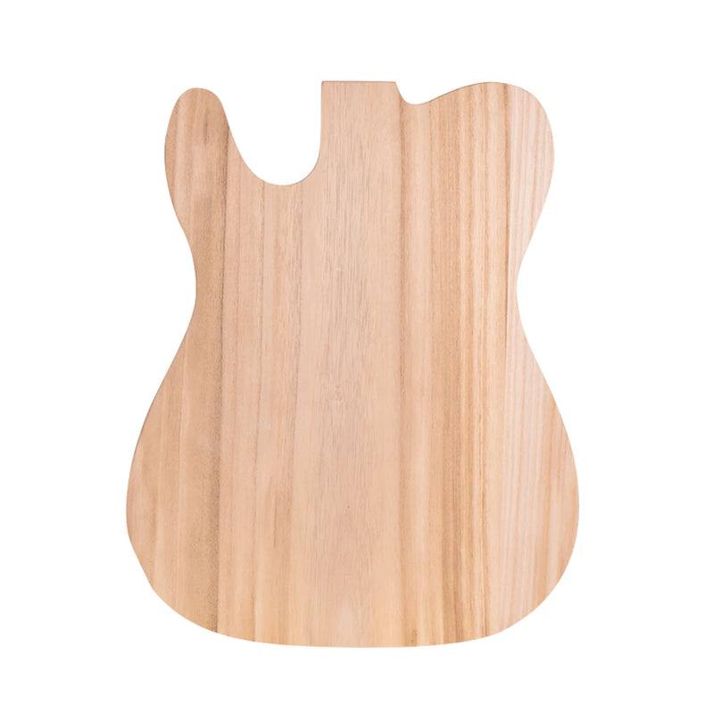 Muslady TL-T02 Unfinished Electric Guitar Body Sycamore Wood Blank Guitar Barrel for TL Style Electric Guitars DIY Parts