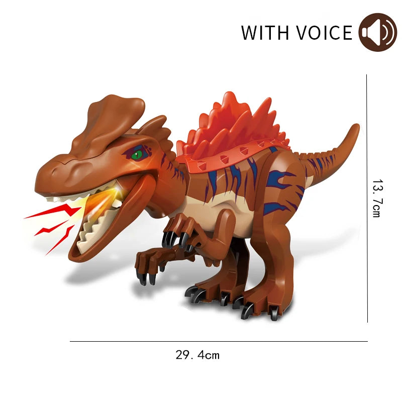 Brutal Raptor Building Jurassic Blocks World 2 MINI Dinosaur Figures Bricks Dino Toys For Children Dinosaurios Christmas
