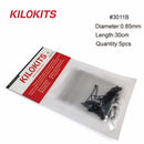 Painted Black Metal Anchor Chains for Model Ships Boats Military Scenery Kit Non-Rusty Durable Accessories 1/35 1/72 1/87