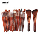 MAANGE 15/22Pcs Beauty Makeup Brushes Set Cosmetic Foundation Powder Blush Eye Shadow Lip Blend Make Up Brush Tool Kit Maquiagem