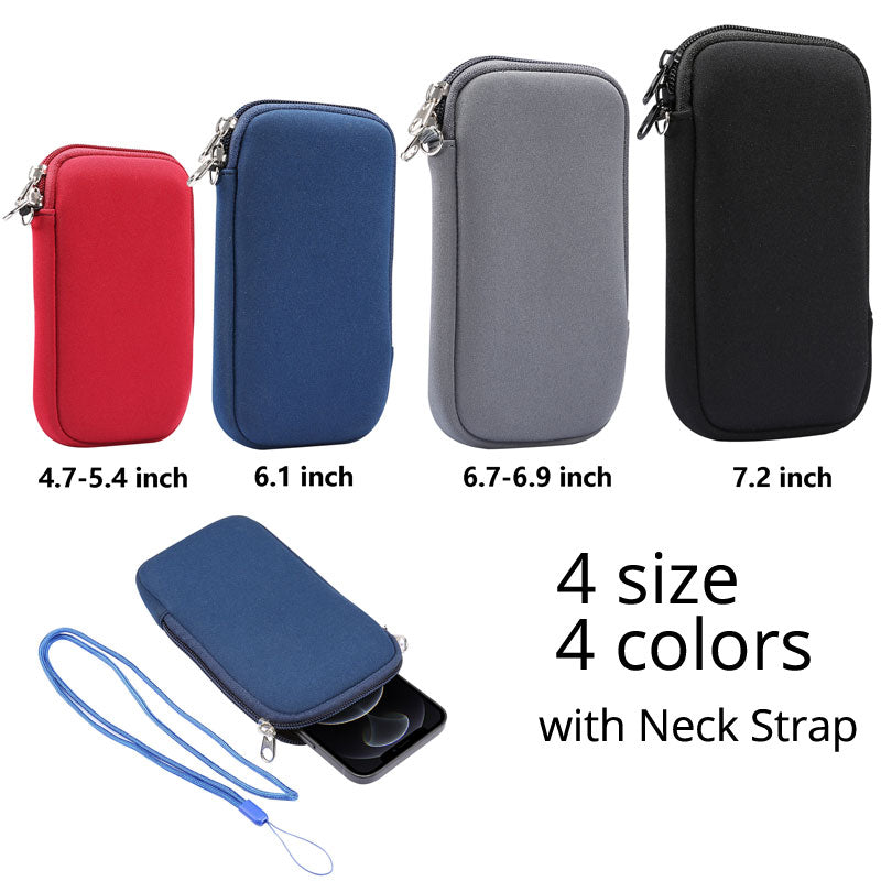 Universal 4.7-7.2&#39;&#39; Life Waterproof Phone Bag Pouch for iPhone Samsung Huawei Xiaomi Shockproof Phone Case with Shoulder Strap