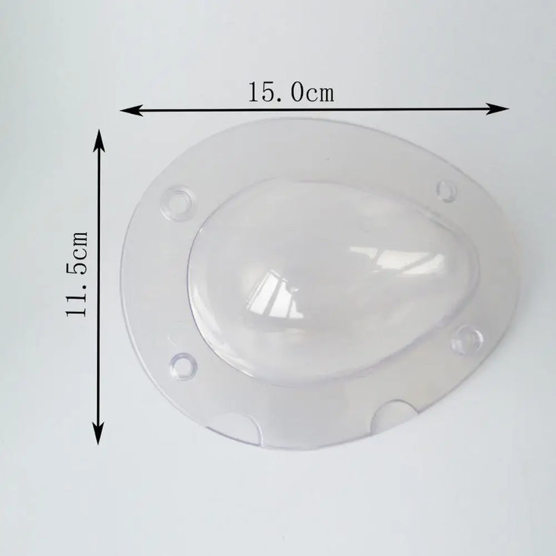 Hot sale Egg 3D Chocolate Mould Reusable Baking Craft Fondant Cake Sugar Durable Easter Egg Shape Crystal Mold Colorful Egg Mold