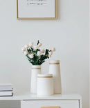 Modern Ceramic Vase Ornaments Home Livingroom Dried Flower Figurines Crafts Office Coffee Table Flower Arrangement Decoration