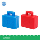 Big Size Block Bricks Train Tracks  Traffic Stop Lights Straight Duploes Black Accessories DIY Hot Toys For Children Baby Gift