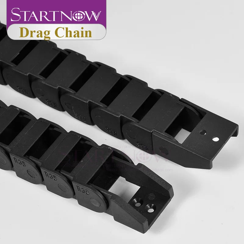 Startnow Bridge Drag Chain Plastic Cable Transmission Chains Towline With End Connectors For Laser Machine Parts Wire Carrier