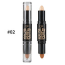 Lady Facial Highlight Foundation Base Contour Stick Beauty Make Up Face Powder Cream Shimmer Concealer Camouflage Pen Makeup