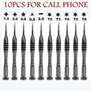 Professional Maintenance Screwdriver Y0.6 Y1.5 Y2.0 Pentalobe 0.8 T2 Bits Screwdrivers Set P5 FOR NS Apple Macbook Air