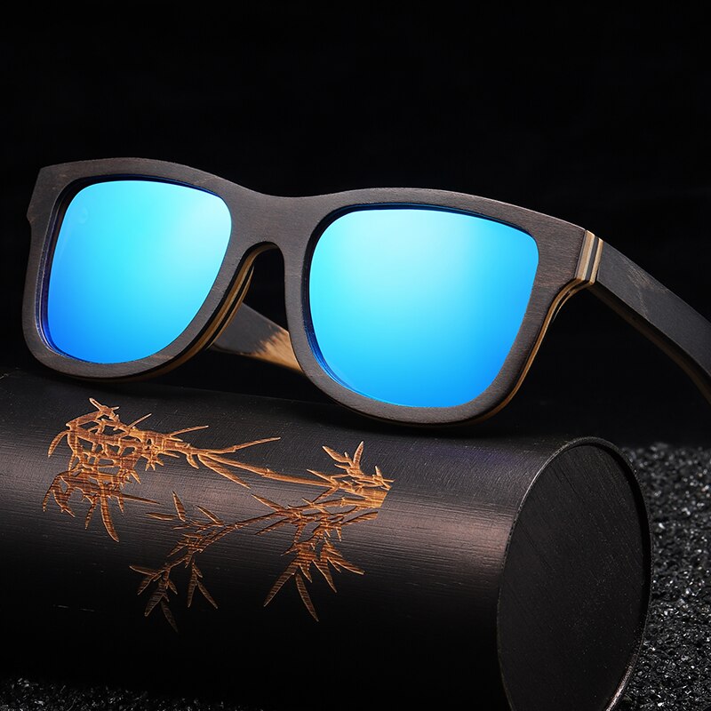 GM  Fashion Sunglasses Men Women Polarized Mirror UV400 Sun Glasses Full Frame Wood Shades Goggles Classic Handmade