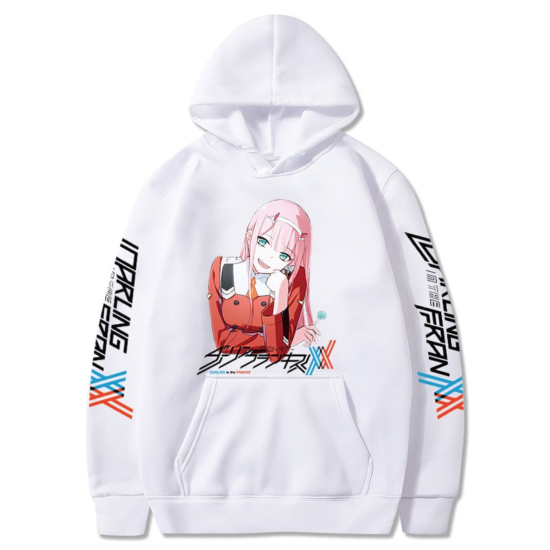 Darling in the Franxx Anime Harajuku Zero TWO Printed Long-sleeved Hoodies For Men/Women