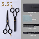 Brainbow 5.5' /6.0' Professional Hair Scissors Japan Hairdressing Barber Scissors Thinning Cutting Shears Haircut Hair Style