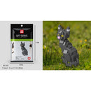 Cartoon Animals Tiger Elephant Cat Dog Panda Husky Poodle Giraffe Model Mini Micro Building Blocks Bricks Toys for children gift