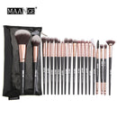 MAANGE Pro 12/20pcs Makeup Brushes Set with Bag Powder EyeShadow Blending Eyeliner Eyelash Lip Portable Brush Set For Make up