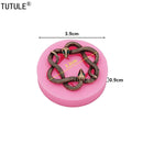 Serpents Silicone Rubber Flexible Food Safe Mold resin clay fondant crafts cake decor etc Two Snakes Flexible Polymer Mould