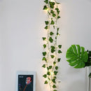 Ivy Eucalyptus leaves Leaf fairy lights led string lights,garland wedding home decoration, mini led copper lights