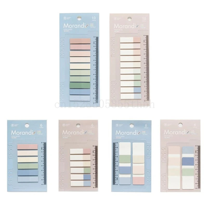 60/120/200 Sheets PET Planner Stickers Index Tabs Bookmark Sticky Notes School Random Color 1 Set