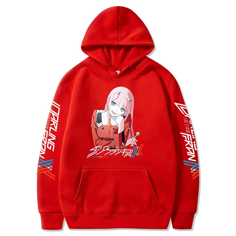 Darling in the Franxx Anime Harajuku Zero TWO Printed Long-sleeved Hoodies For Men/Women