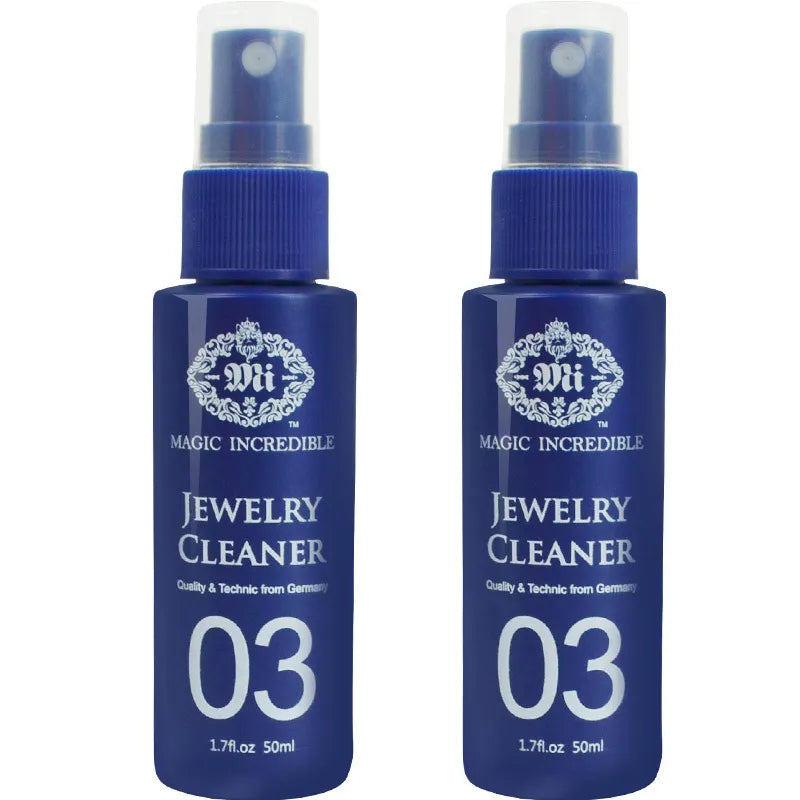 1/2/3pcs 50ml Anti-tarnish Jewelry Cleaner Gold Pearl Watch Diamond Ring Cleaning Spray Cleaning Spray Jewelry Maintenance VL