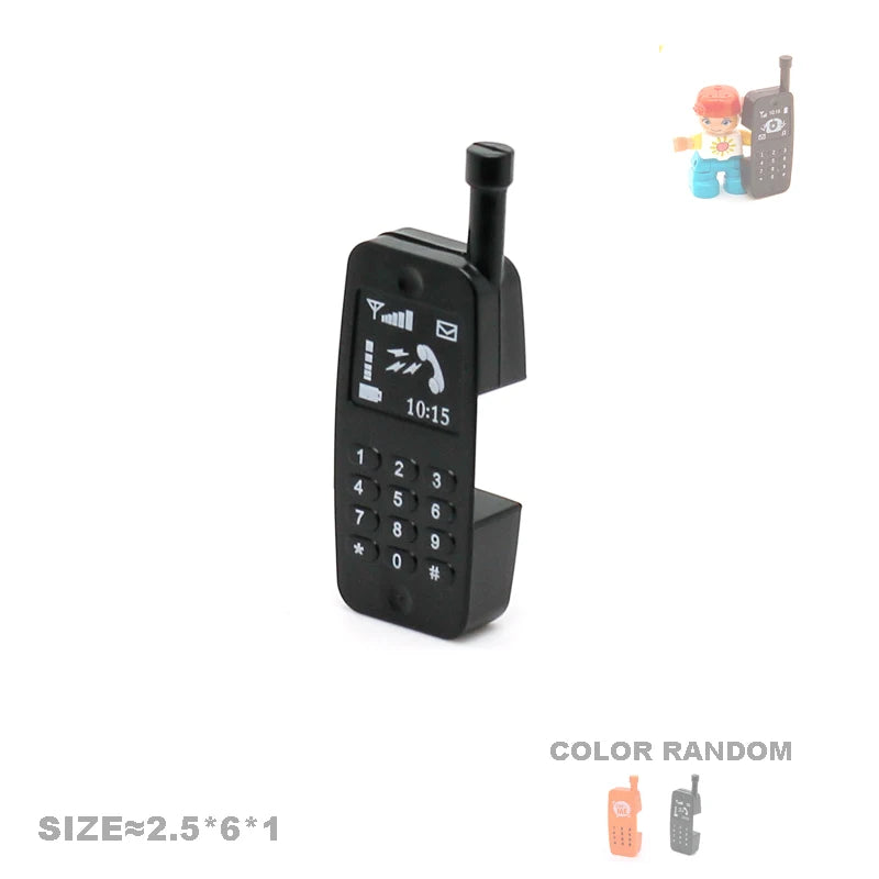 Big Size Action Figures City Princess Policemen Family Building Block Doll Character Accessory Assembly Toys for Children Gift