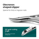 MR.GREEN Manicure Set With Morandi Grey Top-Grade Full Grain Cow Leather Packaging Nail Clipper Kits Perfect Gift Friends Family