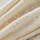 1pcs Linen Tablecloth Christmas Table cloth Dining Table cover Picnic Birthday Party Daisies Placemats mantel de navidad E011