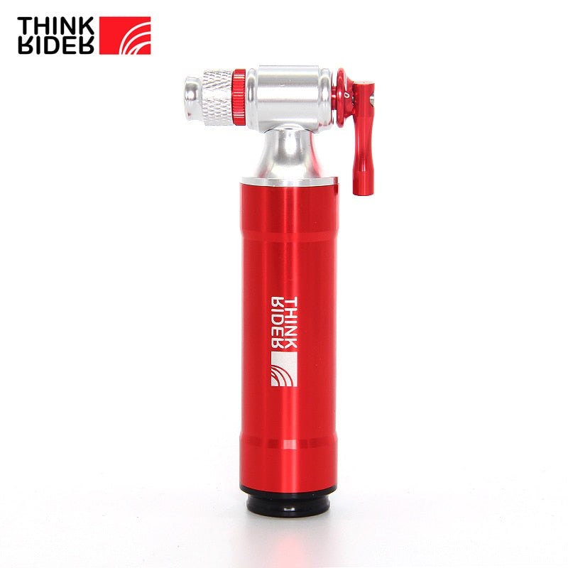 ThinkRider CO2 Pump For Bicycle Schrader Presta Adapter Bike Inflator Aluminum Tire Tube Mini size MTB Pumps CO2 Cartridge