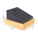 Bamboo and Wood with Microfiber Cloth Jewelry Display Stand Necklace Ring Display Stand Bracelet Earrings Display Jewelry Stand