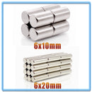 5/10/20/50/100/200Pcs Mini Small N35 Round Magnet 6x10 6x20 mm Neodymium Magnet Permanent NdFeB Super Strong Powerful Magnets