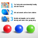 1pc TPR Decompression Ball Sticky Squash Ball Suction Decompression Toy Sticky Target Ball Children's Toy Response capability