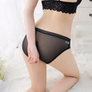Sexy Lace Panties Solid Soft Breathable Briefs Seamless Women Underwear Ladies Panty Transparent Tempting Low-Rise Lingerie