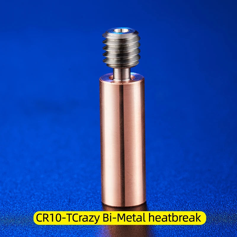 All-Metal NF CR10/CR10-Tcrazy Bi-Metal Heatbreak Titanium Copper Throat For CR10 CR-10S Hotend Ender 3 Ender 5 3D Printe