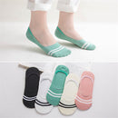 5 Pairs/Lot Cotton Women Socks Female Harajuku Casual Boat Cartoon Kawaii Cat Cute Invisiable Funny Girl Ankle Sock Set Gift