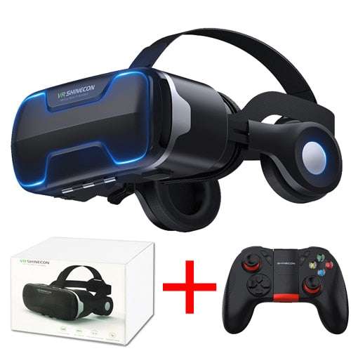 G02ED VR shinecon 8.0 Standard edition and headset version virtual reality 3D VR glasses headset helmets Optional controlle