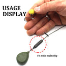 20PCSCarp Fishing Accessories Buffer Beads Rubber Shock Rig Beads 12mm 25mm Carp Fishing Tackle