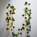Ivy Eucalyptus leaves Leaf fairy lights led string lights,garland wedding home decoration, mini led copper lights