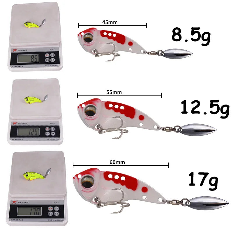 Vib Metal Bait Fishing Lure Whopper Bass Fishing Weights 8.5g Jig Trout Lure Saltwater Lures Articulos De Pesca Isca Artificial