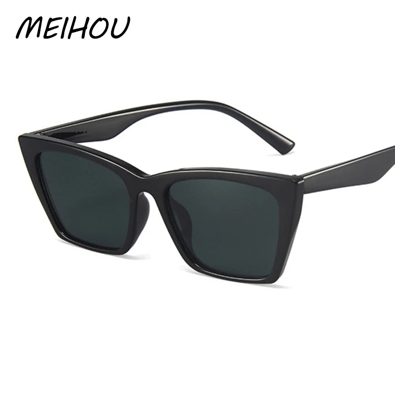 White Sexy Cat Eye Sunglasses Women Vintage Small Cateye Sexy Eyewear Sunglasses For Ladies 80s 90S Trendy Stylish Glasses