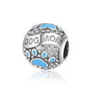 Dog Animal Footprint Beads 925 Sterling Silver Loyal Partners French Bulldog Doggy Charm Fit Bracelet for Women Diy Fine Jewelry