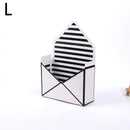 Korean Envelope Flower Packaging Box Foldable Flower Gift Box Wedding Party Decoration Stripe Printed Flower Gift Packaging Box
